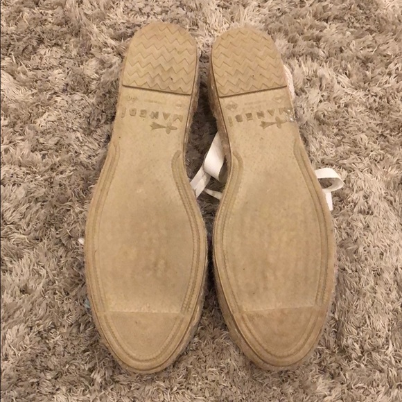 Manebi Pastel Tweed Ankle Tie Flatform Espadrilles - Picture 4 of 8